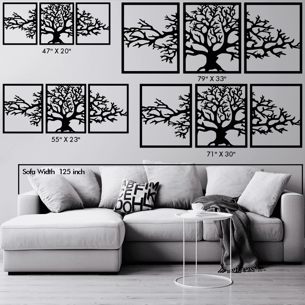 Tree of Life Wall Art (3 Panels)