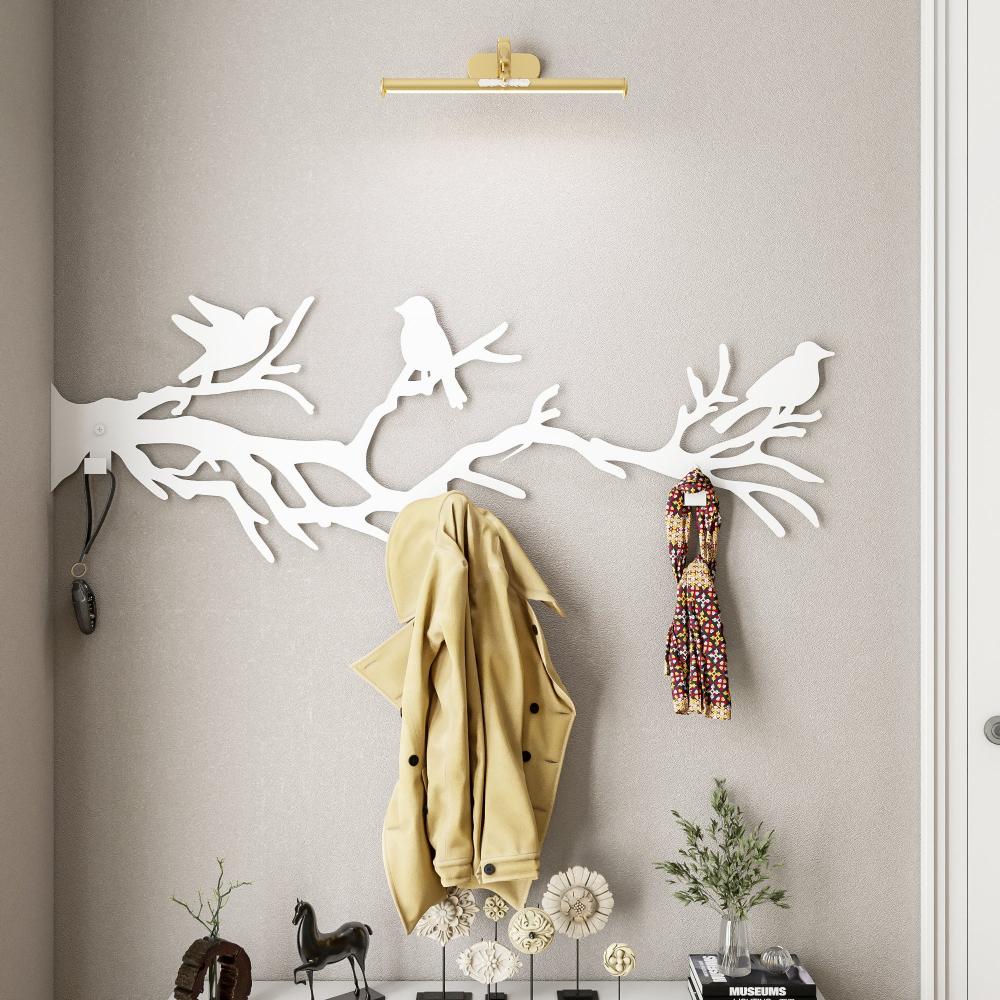 Birds on Tree Branch Coat Rack
