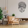 Overthinking Man Metal Wall Decor